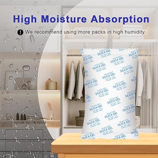 Large Silica Gel Packets, 600 Gram 3 Packs Desiccant Packs Reusable, Dehumidifier Packs for Car Desiccant, Large Moisture Absorbers for Car, Safe, 3D Filaments, Basement Garage